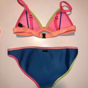 Triangl Swimsuit Bikini Blue and multicolor